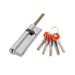 Цилиндровый механизм со штоком FUARO D-PROTERM507/110 (75+10+25) термошток 8х65мм ХРОМ 5 кл. /48959/