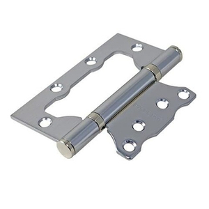 Петля универсальная без врезки PALLINI PFH 100x75x2,5 2BB SC матовый хром (1шт.)