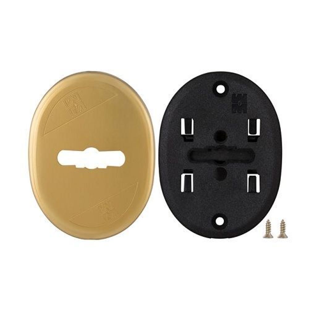 Накладка на сувальдный замок овальная со шторкой MOTTURA 95.324 (бронза), 1 шт /23433/