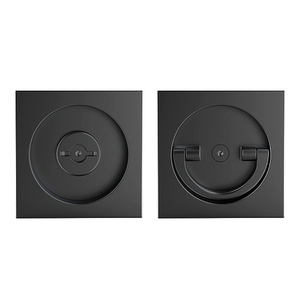 Ручка поворотная для раздвижных дверей ARMADILLO QUADRO BK8 BL-26 черный /46253/