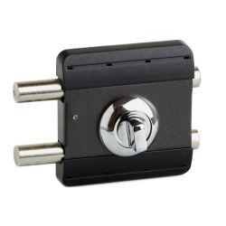 Замок накладной Поливектор-Барьер-Каре, Хром