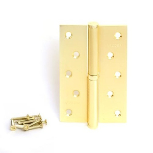 Петля дверная APECS 120x80-B Steel GM R мат.золото правая (1 шт)