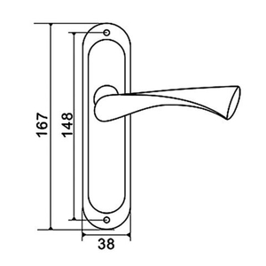 Ручки на планке MSM 405M SN мат.никель