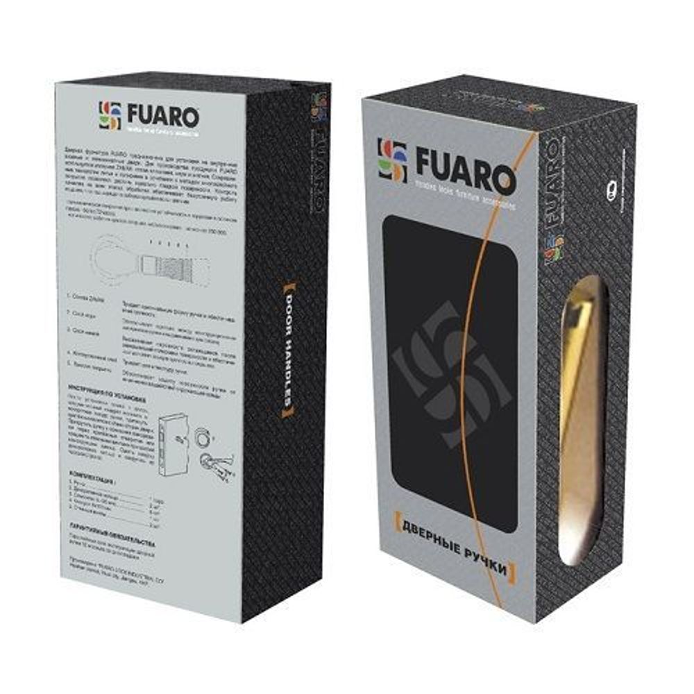 Ручка раздельная FUARO BLUES KM SN/CP-3 мат.никель/хром /23679/