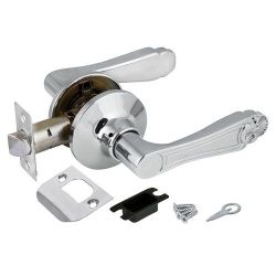 Ручка защелка PUNTO 6037 CP-P (без фик.) хром /36887/