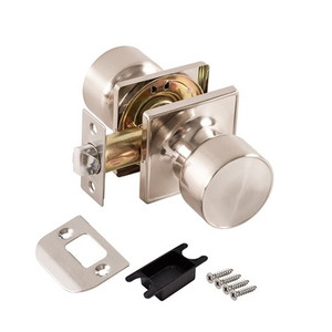 Ручка защелка PUNTO DK772 SN-PS (без./фик.) никель /58409/