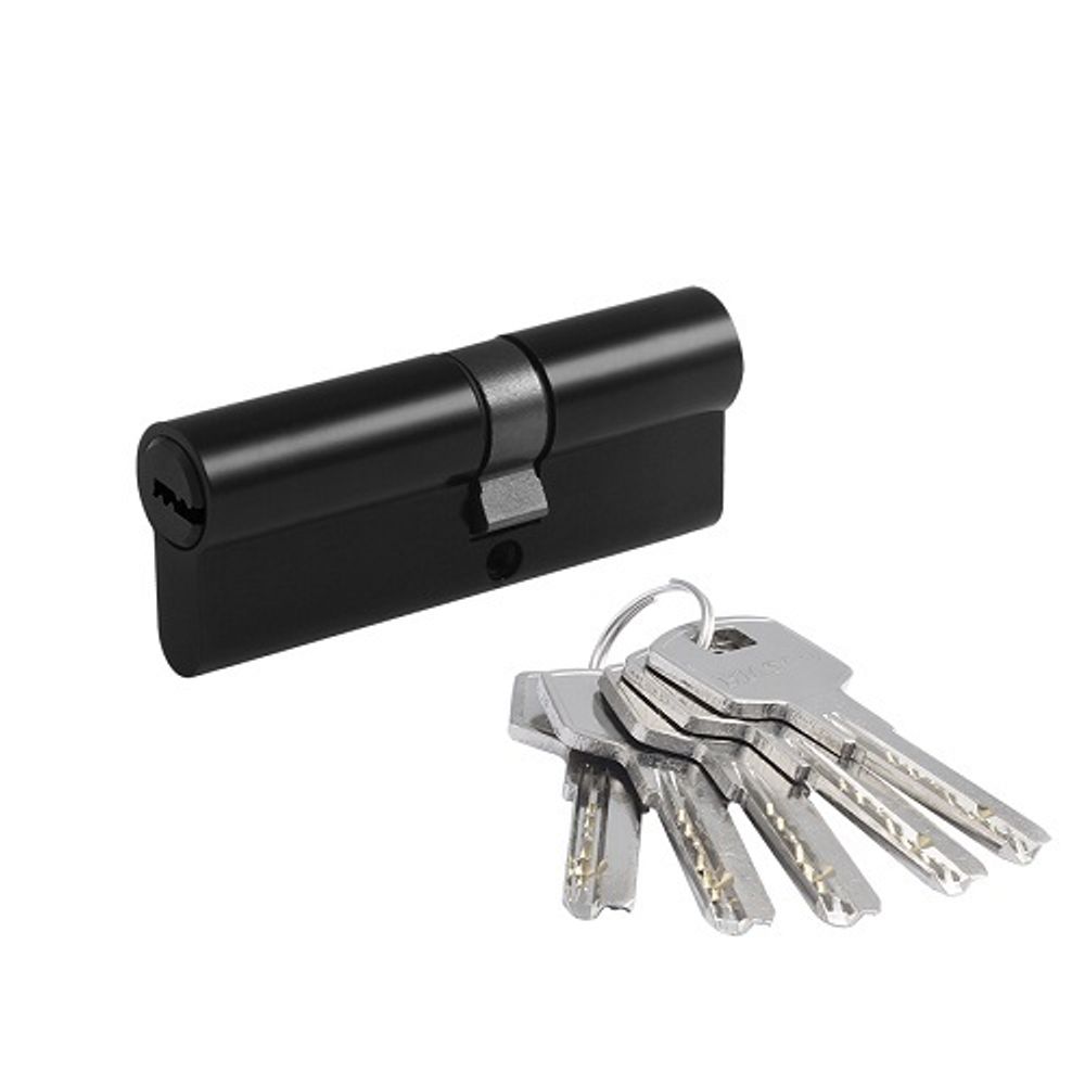 Цилиндровый механизм FUARO 200 ZA 90 (40+10+40) BL черный 5 кл. /62027/