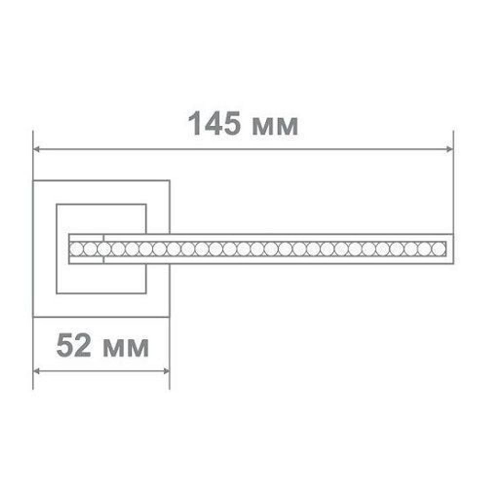 Ручка дверная Leo Z0-0274 BF кофе