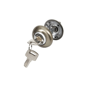 Ручка поворотная с фиксацией ключом AJAX BK6 FIX JR AB-7 бронза /49811/