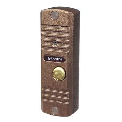 Вызывная видеопанель TANTOS Corban HD (медь) цвет., AHD 1080p, накл., 4-х провод., вандалозащ.