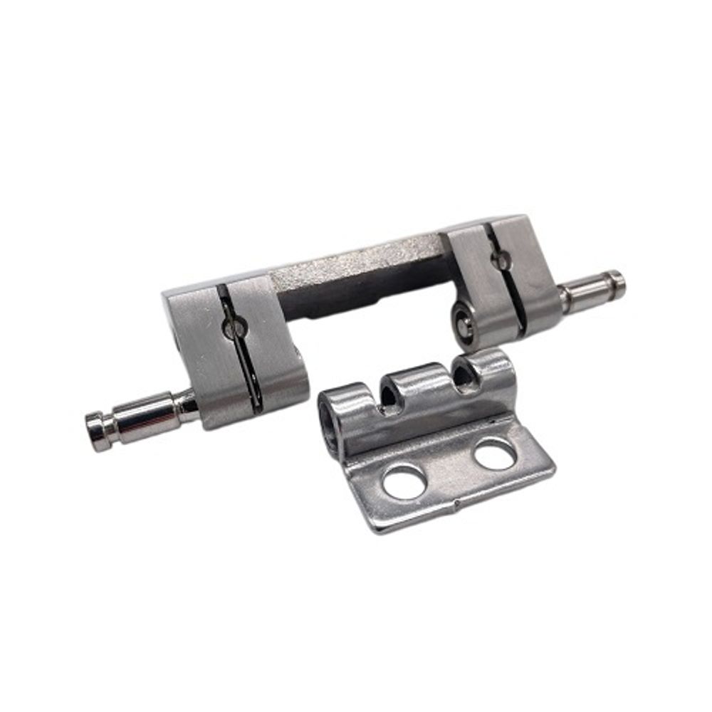 Петля потайная EZ 096 SS 74,5 мм, 110гр., с втулкой под сварку