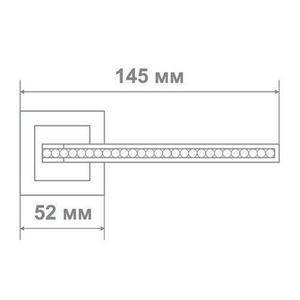Ручка дверная Leo Z0-0274 BF кофе