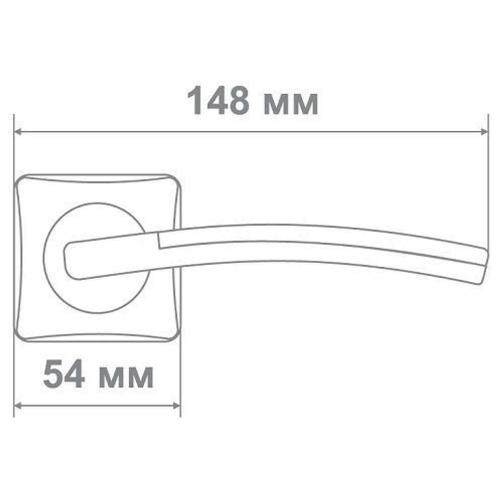 Ручка Медио L36-255 BN/CP черный/хром