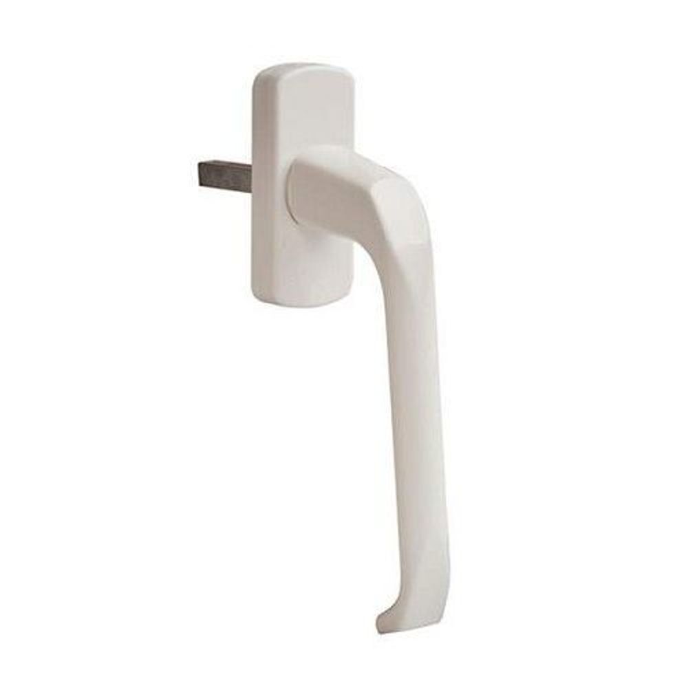 Оконная ручка Clio алюм. штифт 35 мм, 2 винта белая