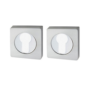 Накладка под цилиндр PUERTO ET AL 02 SN/CP (никель матовый/хром )