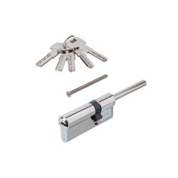 Цилиндровый механизм со штоком APECS SM-75(30S/45)-S/65-NI никель