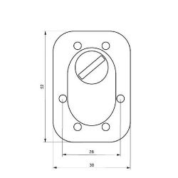 Броненакладка "Стандарт" для китайской двери