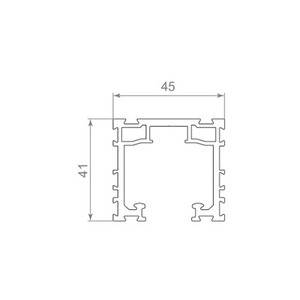 Направляющий трек ARMADILLO SLD.Scope 45/41/3000 (3м) /58075/