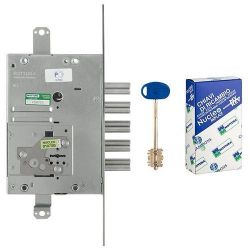 Замок врезной сувальдный MOTTURA 52.J525M My Key D (правый), уст.ключ, ключ 40 мм /33403/