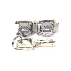 Замок мебельный ЕВРОБОКС 20/179° ригельный (парные 2 замка, 2 ключа)