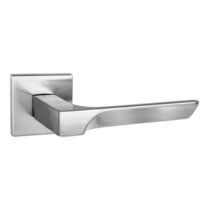 Ручка дверная RENZ SLIM 325-03 SN "Румо" (никель матовый)