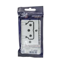 Петля универсальная без врезки PUNTO 200-2B/HD 75x2,5 WH белый /61267/ (1 шт)