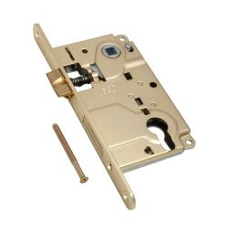 Замок межкомнатный под цилиндр AGB CENTRO B01025.50.03 (латунь) /1743/