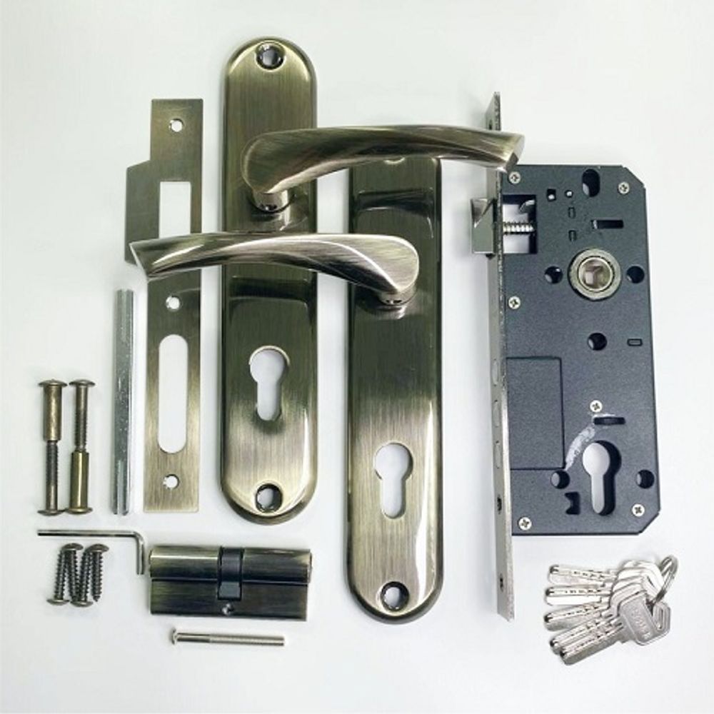 Замок врезной VETTORE 2223/70 AB бронза