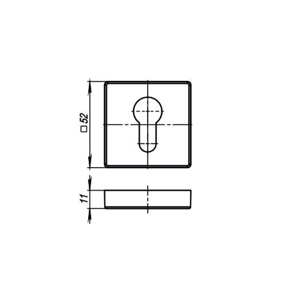Накладка ARMADILLO CYLINDER ET USQ BB-17 корич.бронза /34541/
