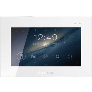 Монитор видеодомофона TANTOS Jolli HD WI-FI VZ (белый) адаптированный, экран 10", приложение VHome