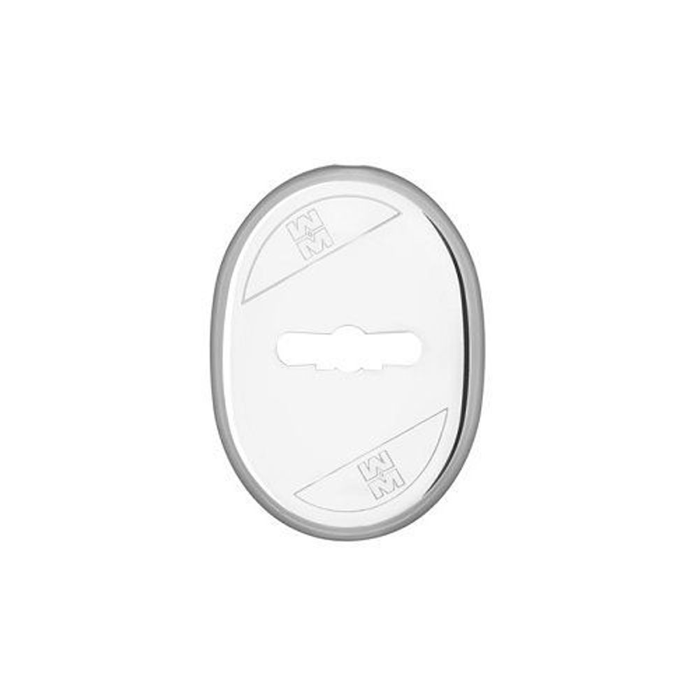 Накладка на сувальдный замок овальная со шторкой MOTTURA 95.324 (хром), 1 шт /2050/