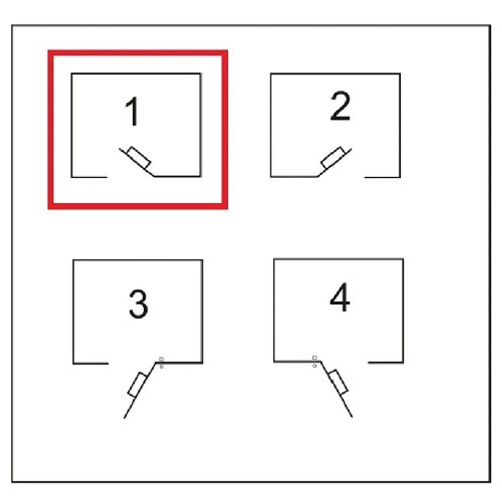 Замок накладной эл/мех. LOGOLINE 730.60.1 (дверь правая, открывается внутрь)