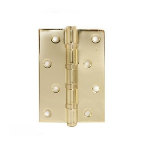 Петля дверная универсальная APECS DH-1120-100*75*2,5-B4-Steel-G (R10) золото