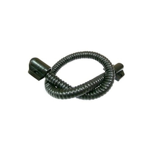 Гибкий переход 8 х 400мм металл (черный)