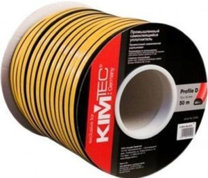 Уплотнитель KIM TEC профиль P 9х5,5 мм коричневый, 100 м