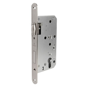 Замок врезной FUARO DD.INOX/C-55/72R с роликовой защелкой /58859/