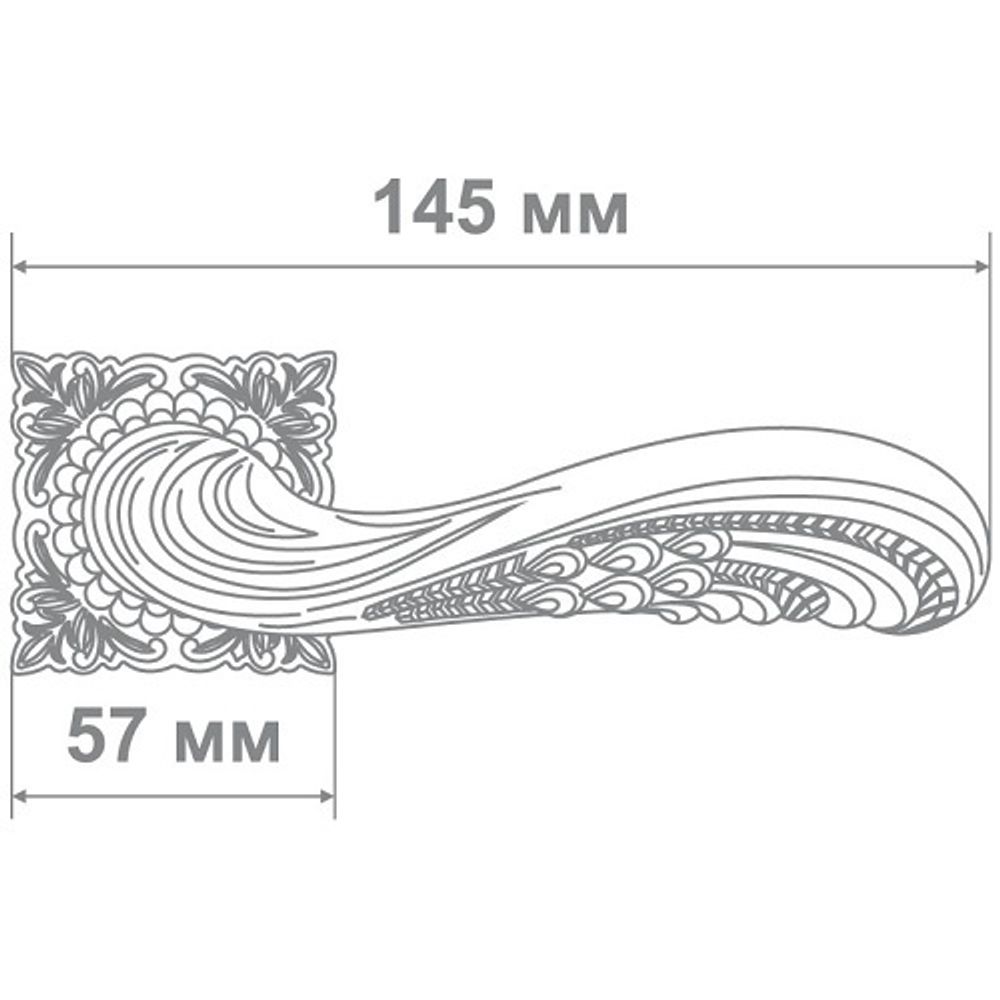 Ручка Медио 26-21 BCF золотая бронза