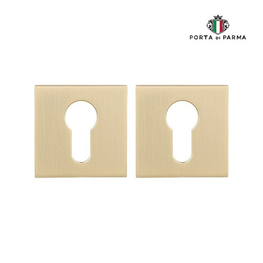Накладка под цилиндр PORTA DI PARMA CYL.02.07 SG мат. золото