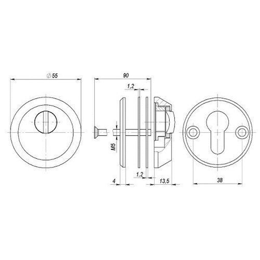 Броненакладка MONTE BELLO GP золото