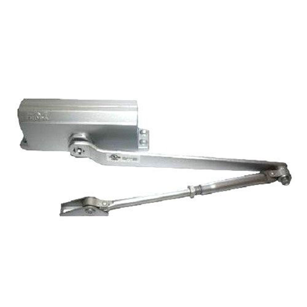 Доводчик дверной морозостойкий НОРА-М №2s до 50кг серебро