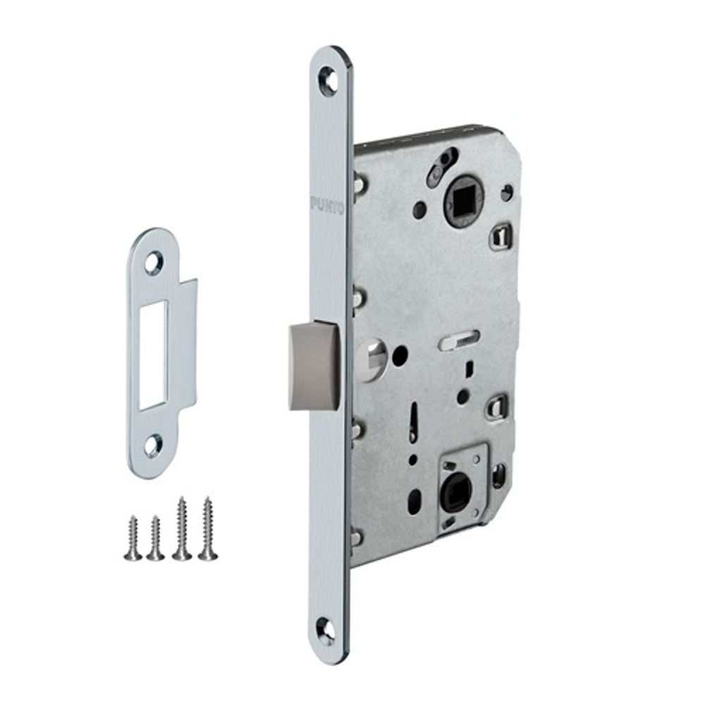 Защелка врезная PUNTO PL96WC-50/BL AL алюминий