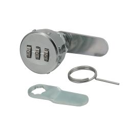 Замок мебельный кодовый 6017-20CH хром