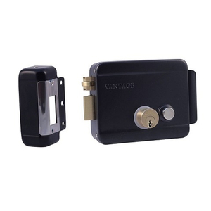 Замок электромеханический VANTAGE VE042BL L черный