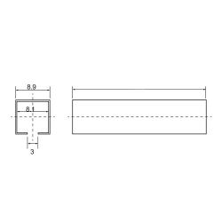 Переходник APECS 8/9 мм