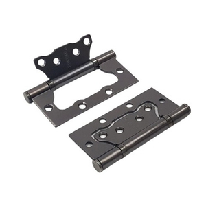 Петля дверная без врезки PUERTO IN100-2S FH MBN никель черный матовый