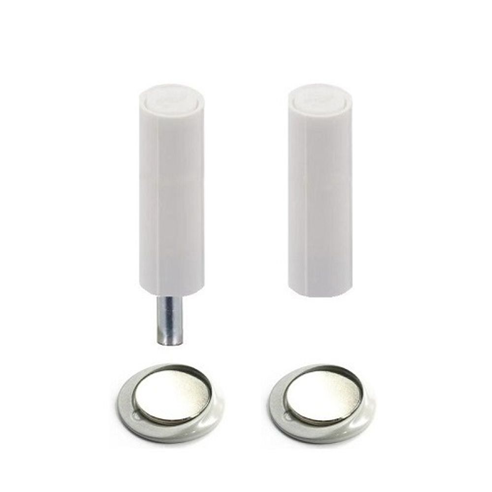 Упор дверной скрытый магнитный FeROOM RAL 9006 (серый)