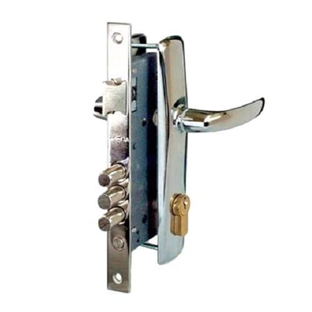 Замок врезной APECS 1524/60 CR хром