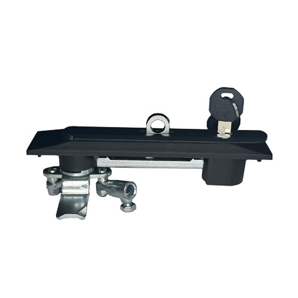 Замок мебельный MS-8611-3-3KA (ригель изогнутый на 10мм, мастер ключ, под навесной замок)