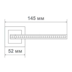 Ручка дверная Leo Z0-0274 BF кофе