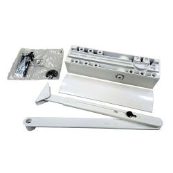 Доводчик дверной GEZE 2000 белый с тягой